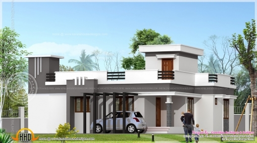 Amazing Small Contemporary Home In 1200 Sq Feet Indian House Plans 1200 Sq Ft Single Floor House Plans Photo