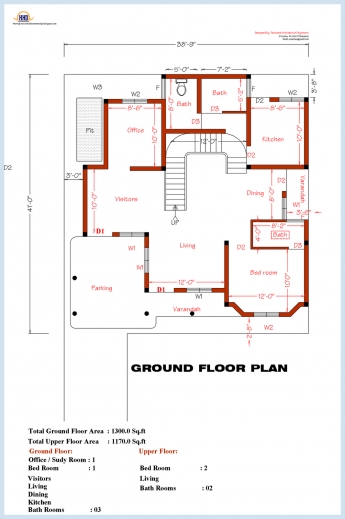 3bedroom Floor Plan  In Nigeria  January 2020 House  Floor 