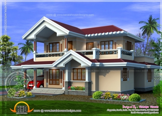 Fascinating January 2014 Kerala Home Design And Floor Plans 700sqft Kerala Traditional House Plan With Staircase Poojamuri Photo