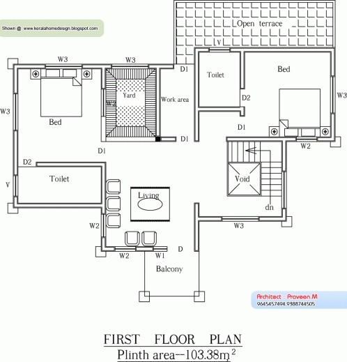 Gorgeous 1600 Sq Ft Single Floor House Plans Kerala Arts House Plans With Elevation Pictures
