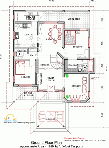 Gorgeous House Plan And Elevation 2165 Sq Ft Home Appliance House Plans With Elevation Pic
