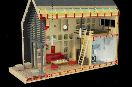One Room Cabin With Loft Plans