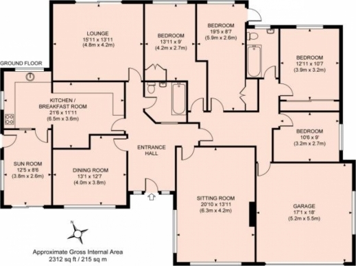 Inspiring 3d Bungalow House Plans 4 Bedroom 4 Bedroom Bungalow Floor