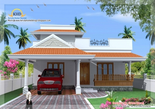 Inspiring Kerala Style Single Floor House Plan 139 Square Meters 1500 Sq Ft New Stylish Floor Plan And Elevation Image