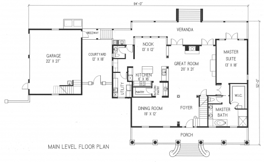 Stunning G445 Plans 48x28 X 10 Detached Garage With Bonus Room Page 4 4 Garages Floor Plan Images