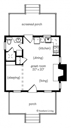 Wonderful 1000 Ideas About One Bedroom House Plans On Pinterest One One Bed And TV Room House Plan Pic