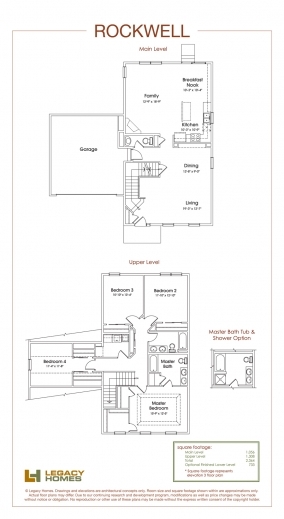 Best Rockwell Floor Plan Legacy Homes Omaha And Lincoln Redmond Floorplan Legacy Homes Photo