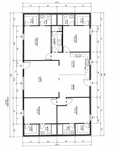 Fantastic Four Bedroom Floor Plans Flooring Four Bedroom Floor Plan Pics