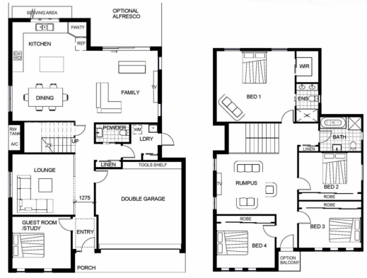 Gorgeous Modern Double Storey House Plans Australia Gorgeous Modern Double Storey House Plans Australia