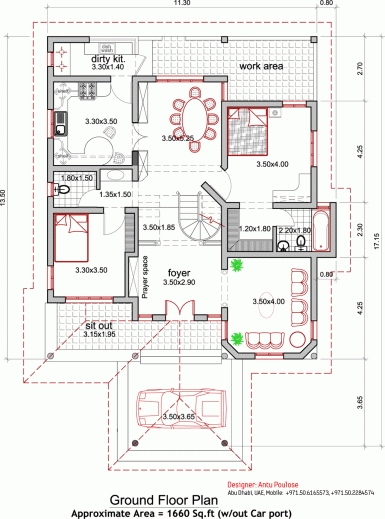 Marvelous Contemporary House Plan And Elevation Arts House Plans And Elevations Pics