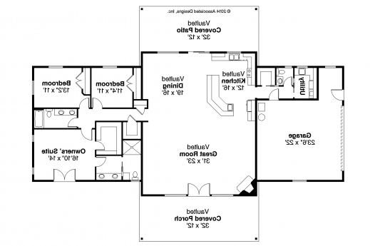 Marvelous Ranch House Plans Anacortes 30 936 Associated Designs Simple Ranch House Plans 3 Bedroom Pictures