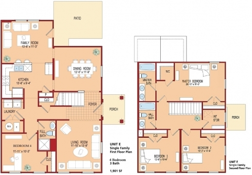 Marvelous View 4 Bedroom Floor Plans Amazing Home Design Modern Lcxzz Four Bedroom Floor Plan Photo