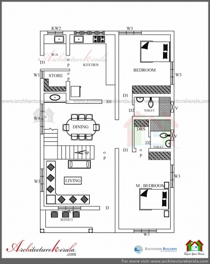 Incredible Simple Elevation House Plan In Below 2500 Sq Ft Architecture Kerala Plans And Elevation For A House Photo