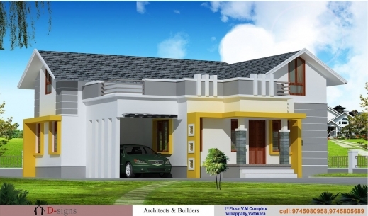 Inspiring Kerala Style Single Floor House Plans And Elevations Arts Single Floor House Plan And Elevation Kerala Pics