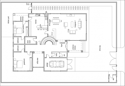 Inspiring Simple Ground Floor House Plan House Of Samples Plan House Ground Floor Picture