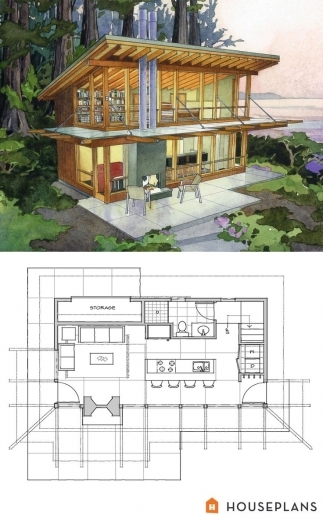 Wonderful 1000 Ideas About Small Modern House Plans On Pinterest Modern Modern Cottage At Base Of Squak Mountain Washington Floor Plan Photos