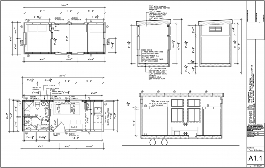 Incredible Complete Qai Certified To Csa Z240rv 8x20 Steel Frame 1br 1ba 8 By 20 Floor Plan Pics