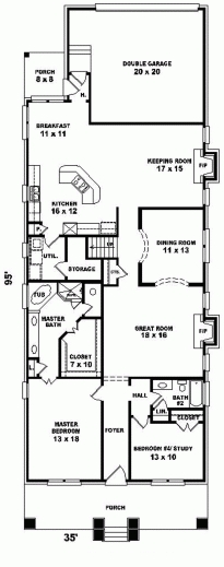 Outstanding Howard Lake Narrow Lot Home Plan 087d 0808 House Plans And More Narrow Lot Home Plan Pics