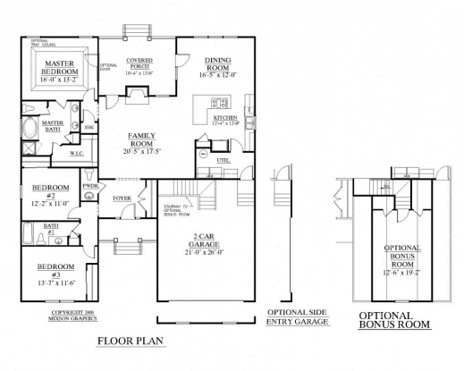 Outstanding Top Residential Blueprints On Single Story House Plans New Home Residential Blueprints House Plans Images