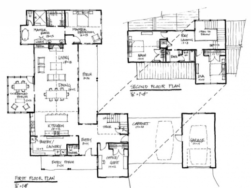 Stylish Modern Farmhouse Floor Plans Farmhouse Floor Plans Image