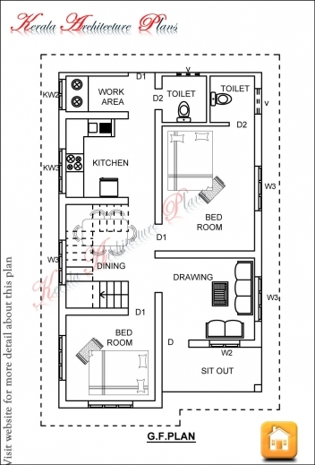 Best Duplex House Plan And Elevation 2349 Sq Ft Home Appliance Bedroom 3 Bedroom House Plan Pictures
