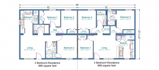 Delightful Duplex Mobile Home Floor Plans Bedroom Duplex Floor Plans Http Duplex Floor Plans Image