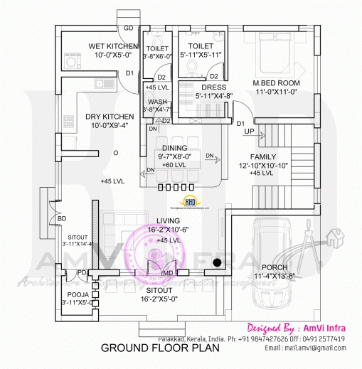 Wonderful Elegant Front Elevation Designs And Plans Home Design Ground Floor Plan And Elevation Pictures