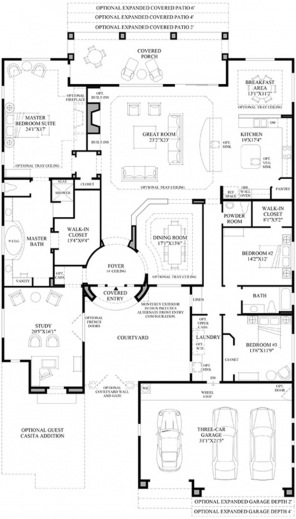 Best Single Story Open Floor Plans Home Design Details House Plans Single Story House Interior Design Open Floor Plan Pic